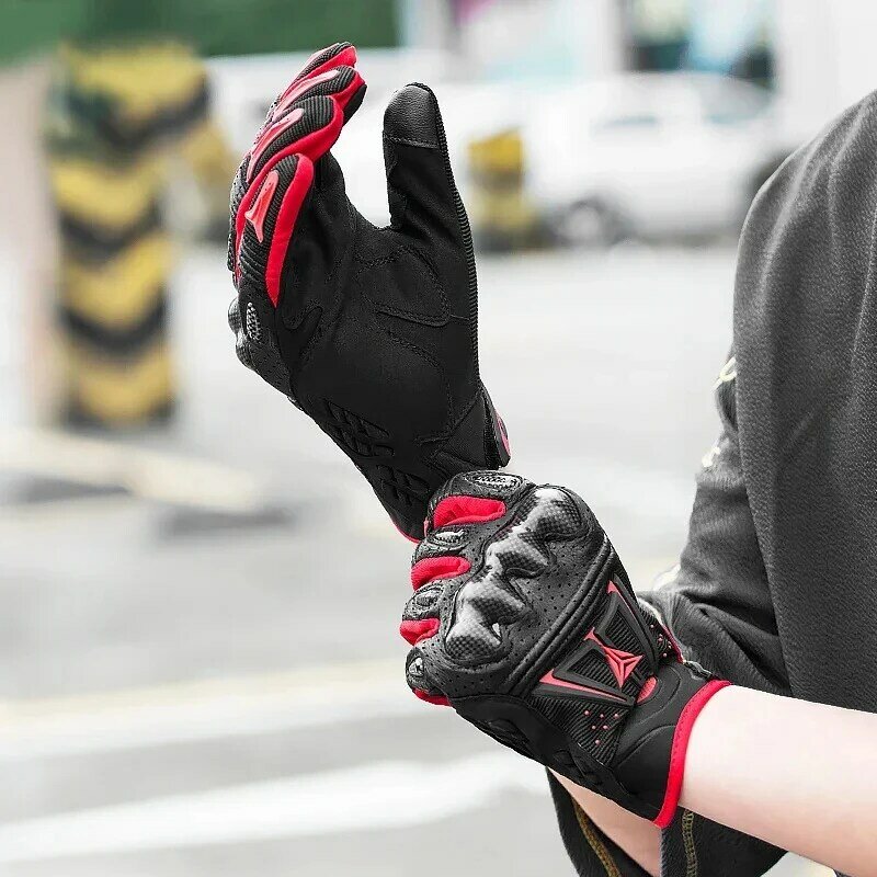Дышащие Мотоциклетные Перчатки MOTOWOLF, летние защитные противоударные износостойкие перчатки для бездорожья и езды на сенсорном экране