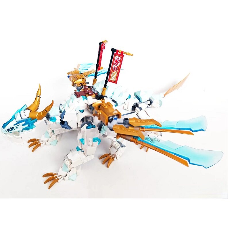 Zane Ice Dragon Creature 973 Pcs Building Blocks compatibile con 71786 11158 giocattoli educativi per bambini regali di compleanno