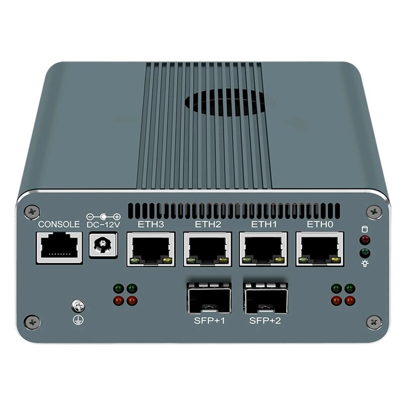 Topton-proxmoxサーバー、第10世代ファイアウォール、ミニPC、2*10g、sfp、4x、intel i226-V、u300e 8505、i5-1240P、2 * ddr5、nvme、2 * sataソフトルーター、新品