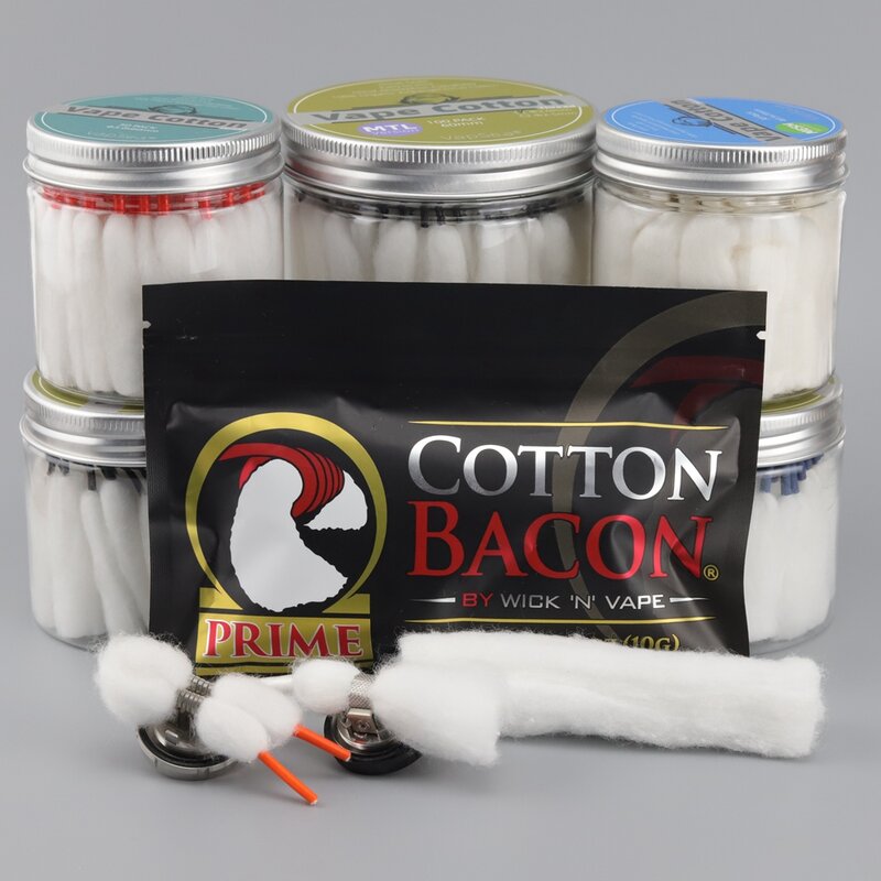 PREMIUM-Bacon Algodão Orgânico, Prime Shoelace, Lã de Linha, Prime Cotton, MTL, BoRo, RDL, Malha, AIO, D2.0, 2.5, 3.0, 5.0mm, 30 Pacote, 50 Pacote