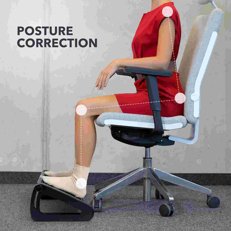 Ergonomischer Fuß stütze Büro hocker unter Schreibtisch Höhen verstellbarer Neigung winkel mit Massage rollen Beins chmerz linderung für das Home Office