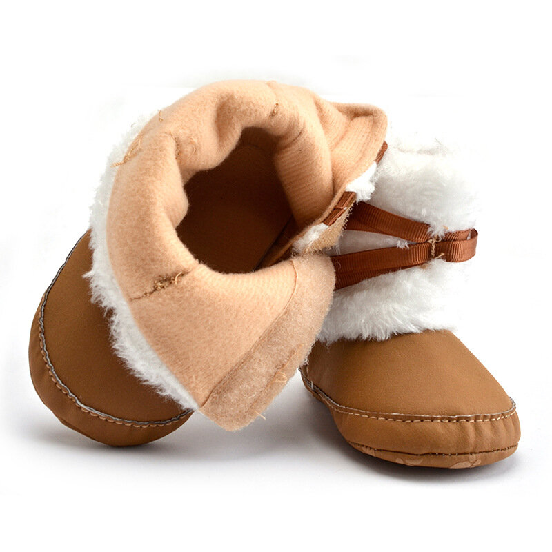 The Super Warm Winter Baby Ankle Snow Boots Infant Shoes Warm Baby Shoes First Walkers