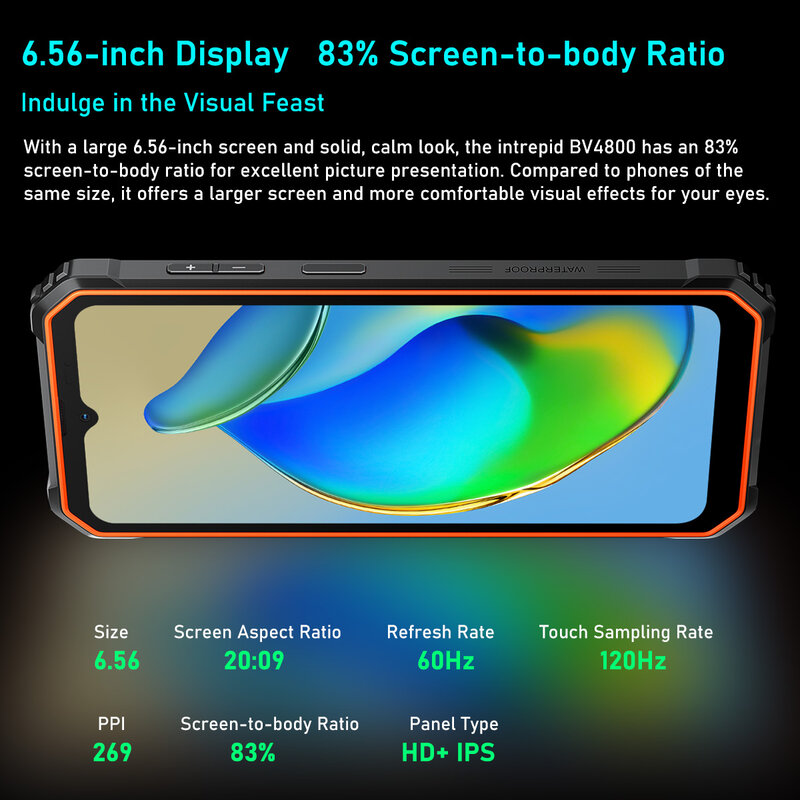 Black view bv4800 robustes smartphone 6.56 ''hd display a22 quad core 3gb ram 64gb rom 180mah akku 13mp kamera android 13 phone