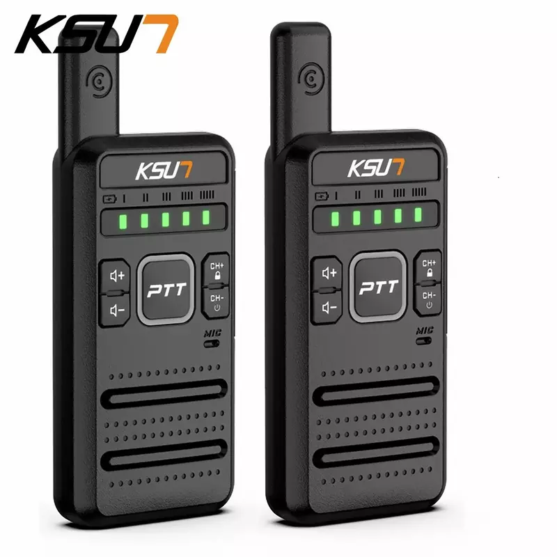 KSUN-walkie-talkie profesional compacto portátil M10, equipo de Radio Ham, Radio UHF de largo alcance, 400-470, 2 uds.