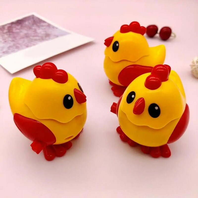 Cute Wind-up Toy High Wind-up Toy Adorable Chick Shape Wind-up Toy for Kids Clockwork Gift for Children Simple for Infants