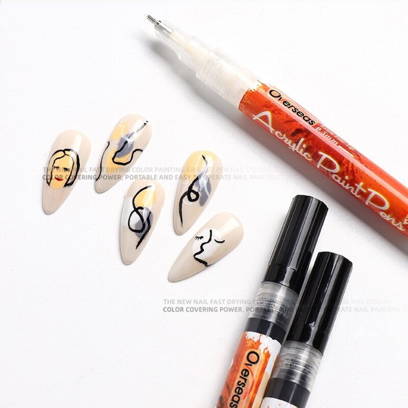 Классический гель-лайнер для дизайна ногтей, ручка для граффити, подарочная краска, украшение для женщин и девочек