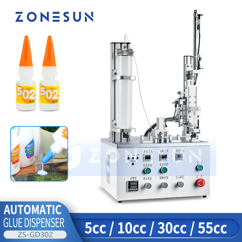 ZONESUN Glue Dispenser Syringe Filling Grease Adhesive Paste Sealant Dispensing Machine ZS-GD302
