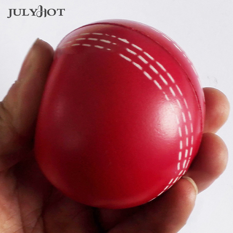 Rebote duradero de 6,3 CM para práctica de entrenamiento, costuras tradicionales atractivas para jugadores de todas las edades, pelota de críquet divertida, PU suave