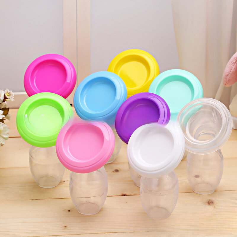 New Baby Feeding Manual Breast Pump Partner Breast Collector Automatic Correction Breast Milk Silicone Pumps Maternity Products