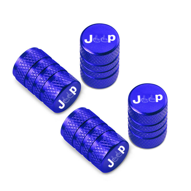 Car Wheel Tire Valve Caps Tyre Stem Covers Airdust Waterproof For Jeep Renegade Compass Wrangler Patriot Grand Cherokee Rubicon