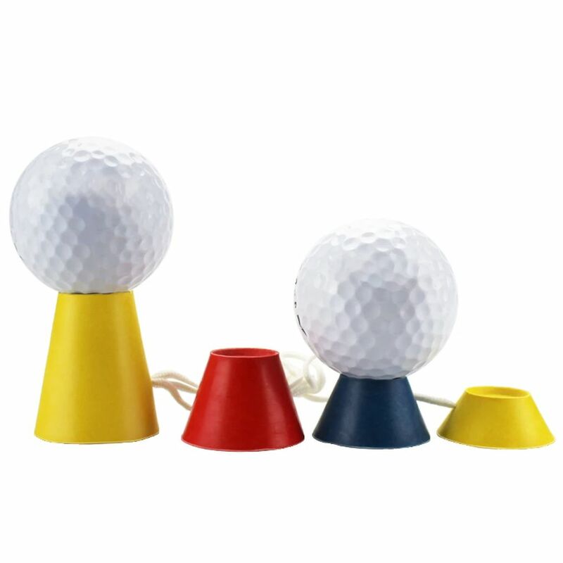 4 pezzi Jumbo Rubber Winter Golf Tees accessorio Hot diverse altezze 0.5 0.7 0.9 1.5 pollici con corda per golfista Golf Tee nuovo