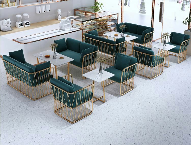โต๊ะกาแฟห้องนั่งเล่นเฟอร์นิเจอร์หินอ่อนสมัยใหม่โต๊ะกาแฟทรงกลมตั้งโต๊ะเก้าอี้โซฟาหนังน้ำชาขนาดเล็ก