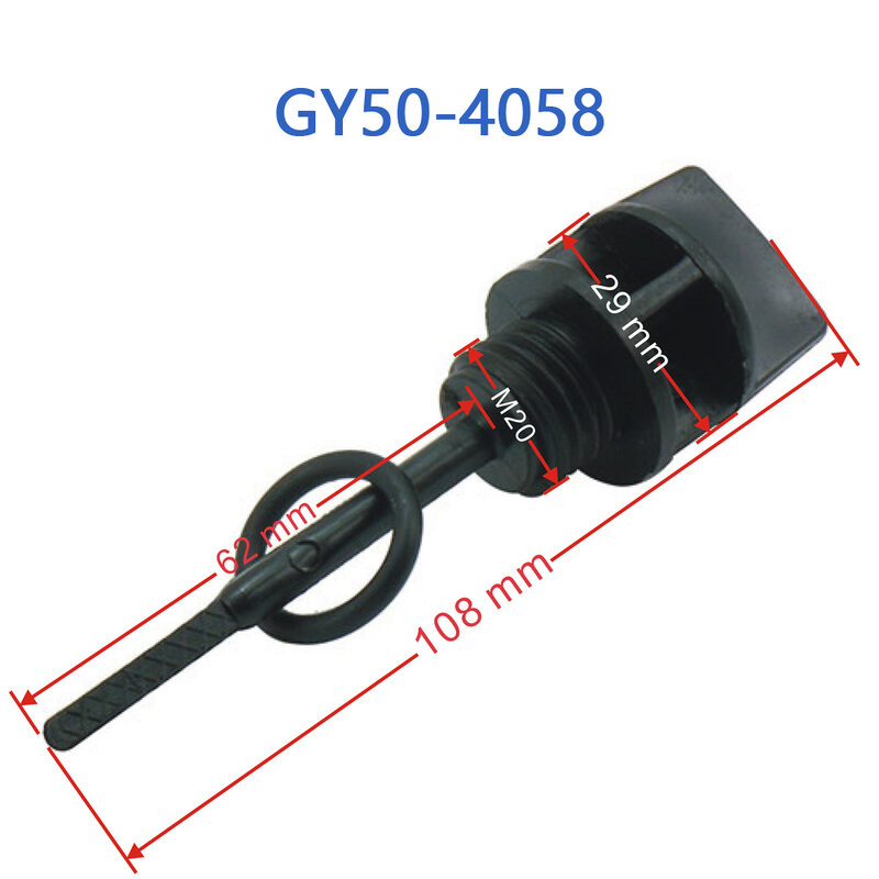 GY50-4058 Gy6 50cc Olie Dip Stang Voor Gy6 50cc 4 Takt Chinese Scooter Bromfiets 1p39qmb Motor
