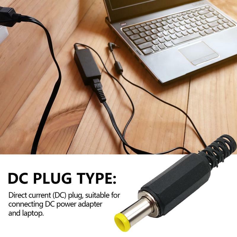 DC Plug Adapter Laptop Adapter Tips Universal Connectors Jack 6.0mm/6.4mm Connector Welding DC Plug With Pin DC Tip For Laptop