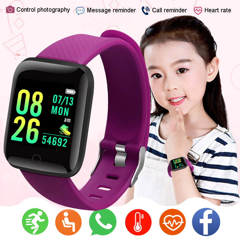 ฟิตเนสเด็กนาฬิกา Jam Tangan Sport สำหรับสาวเด็กนักเรียน LED อิเล็กทรอนิกส์นาฬิกานาฬิกาซิลิโคนกันน้ำเด็กดิจิตอลนาฬิกาข้อมือ