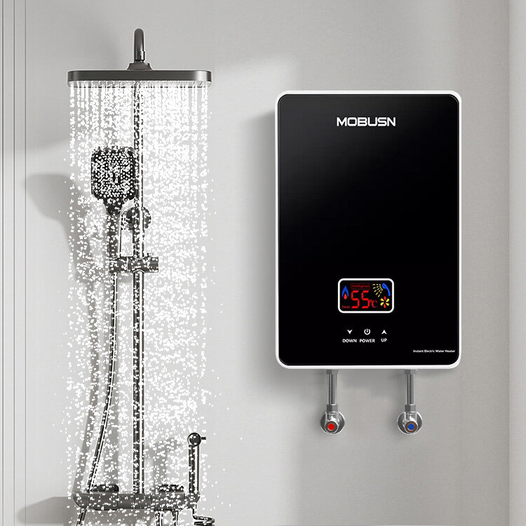 Calentador de agua eléctrico instantáneo, ducha sin tanque, alta calidad, gran oferta