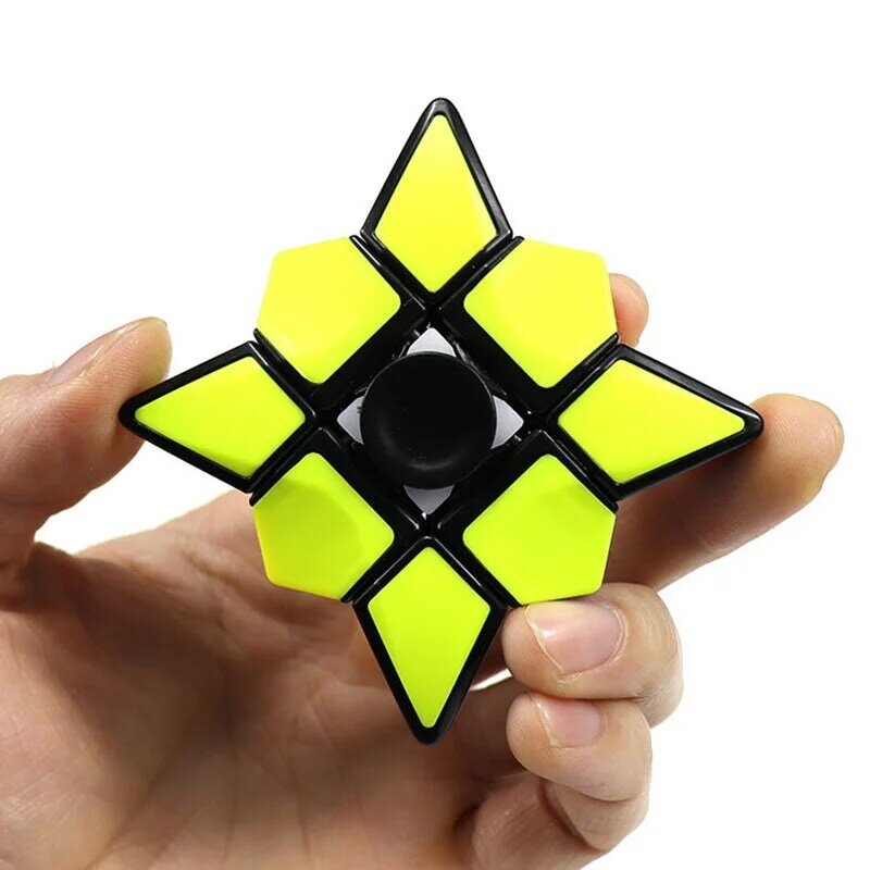 Magic Cube Fingertip Gyro Fidget Sensory Stress Relief Fingertip Toy Antistress Hand Spinner ADHD Sensory Fidget Toy Kids Gift