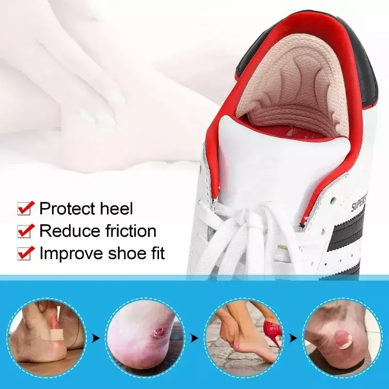 Insoles Patch Heel Pads for Sport Shoe Soft Adjustable Size Feet Pad Pain Relief Cushion Insert Insole Heel Protector Sticker