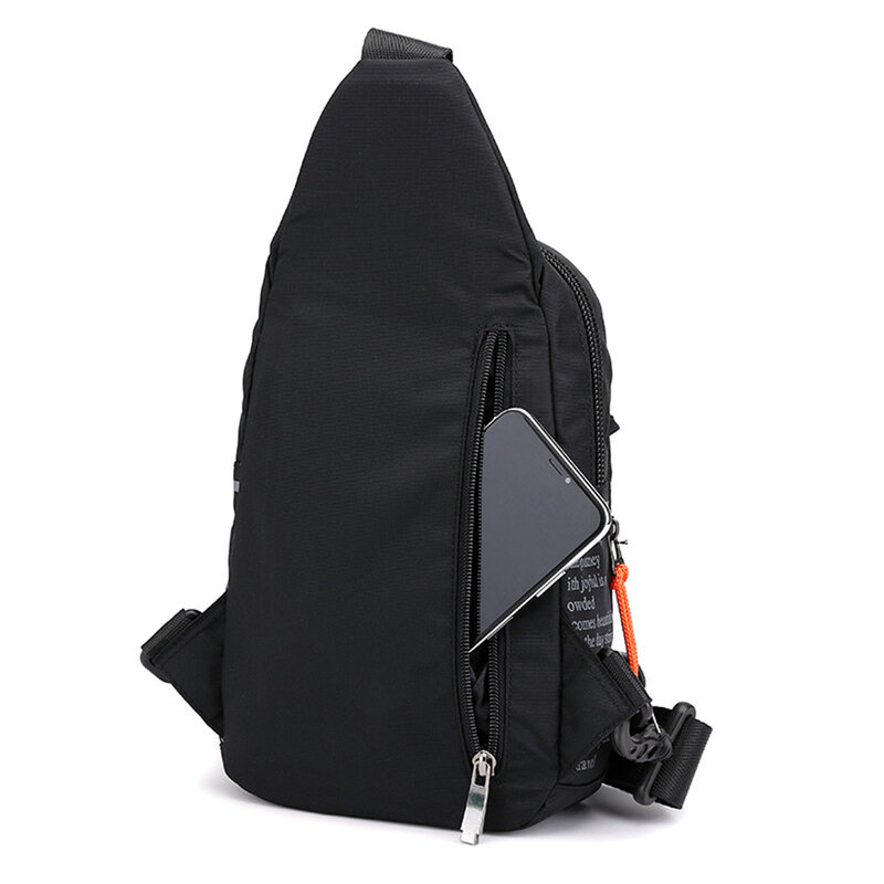 Novos homens saco de peito alta qualidade náilon mochila marca famosa viagem casual masculino um ombro sacos sling mochila daypack