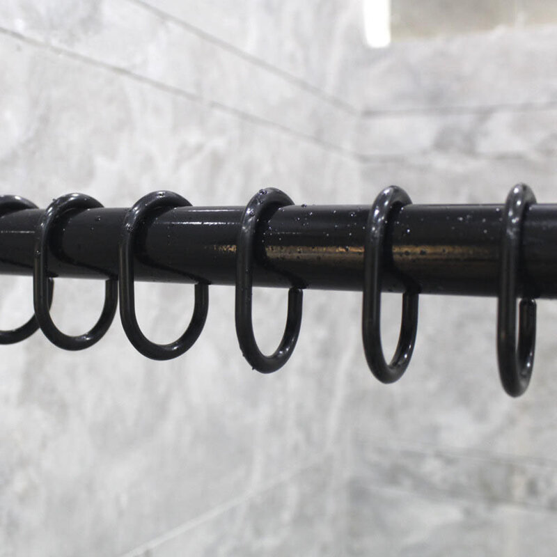 Resin Curtains Hooks Smoothing Non-noise Storage Rack Hook For Toilet
