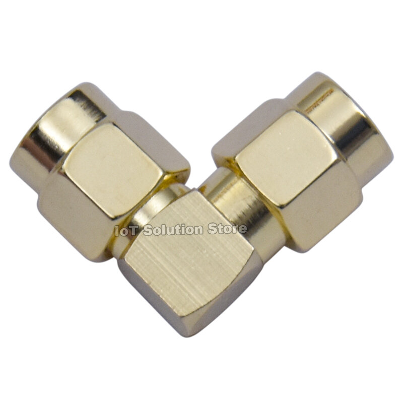 RF Coaxial Male SMA to SMA Female Converter Connector Joint Adapter Right Angle