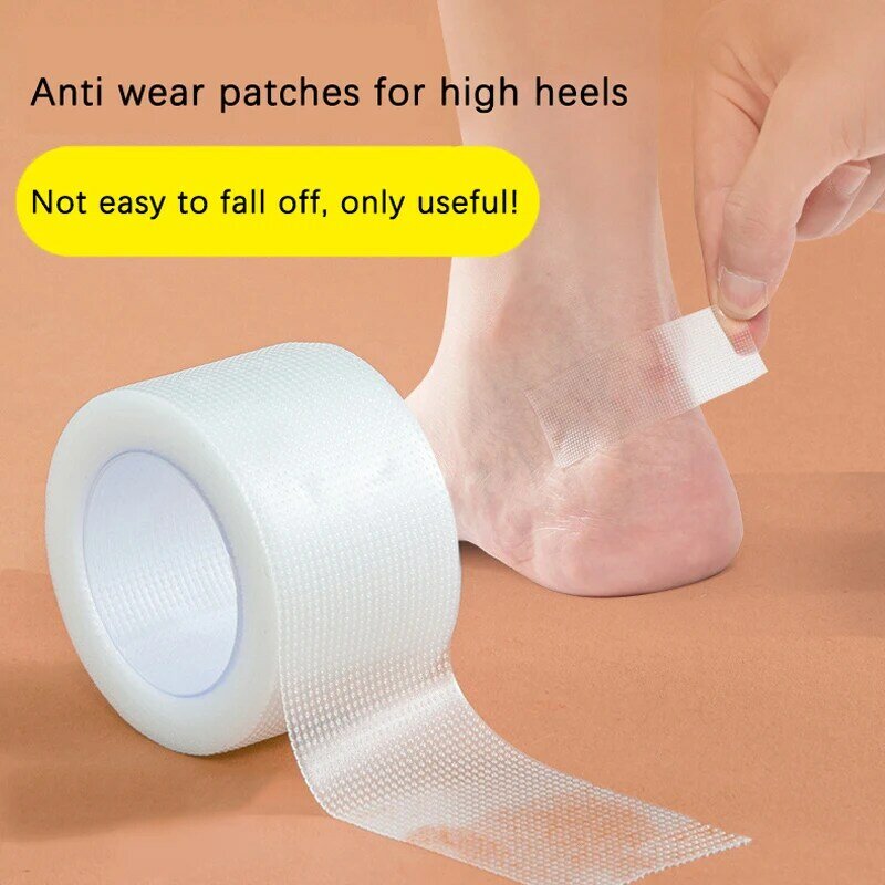 1Roll 5mx2.5cm Self-Adhesive Invisible Anti-wear Tape Bandage Medical Plaster Foot Heel Sticker Tape Waterproof Patch Bandaid