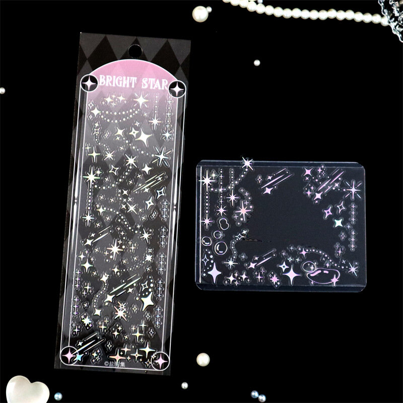 16 confezioni/lotto bright star series decorazione creativa adesivi in PVC fai da te