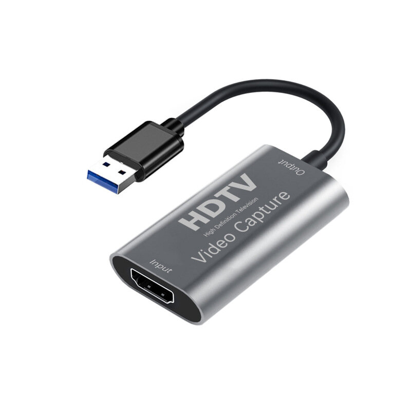 HDMI 고화질 비디오 캡처 카드, HDMI-USB 4K 게임 라이브 스트리밍 회의 비디오 녹화 출력, 1080P 60HZ