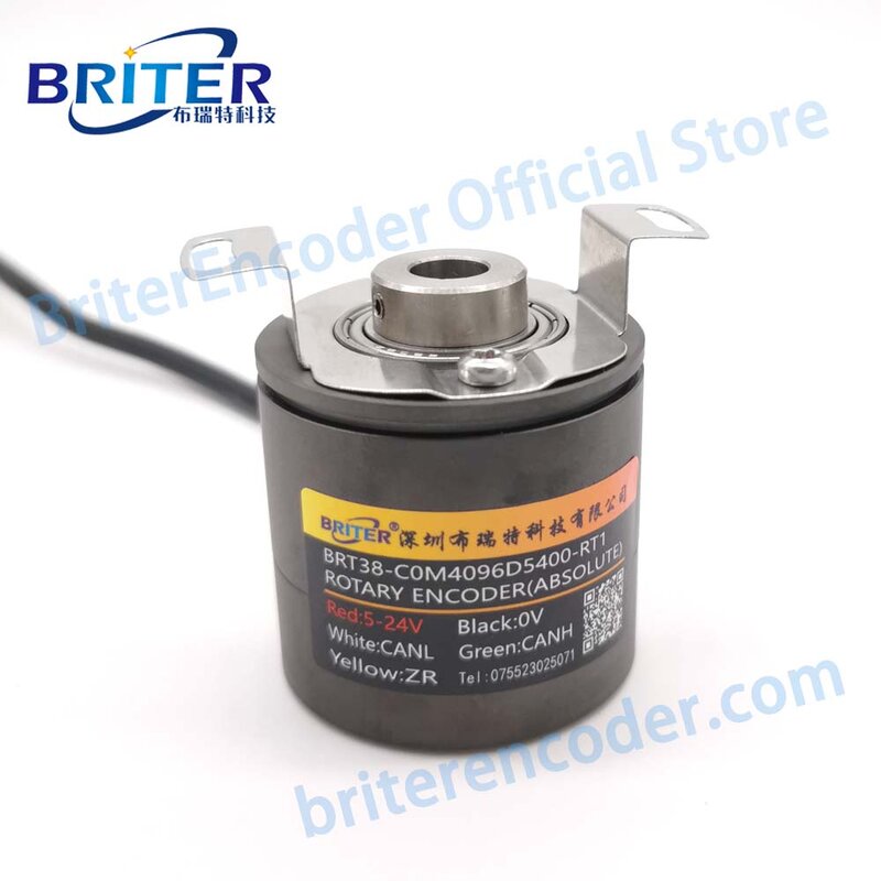 IP68 Waterproof Rotary Encoder Magnetic Multi-turns Absolute CANbus RS485 ModbusRTU, Angle measurement, Power Off Memory Briter