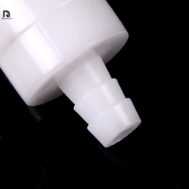 1/4 "1 pz bianco 8mm plastica unidirezionale valvola di ritegno in linea Gas combustibile acqua liquida adatto per acqua benzina oli diesel