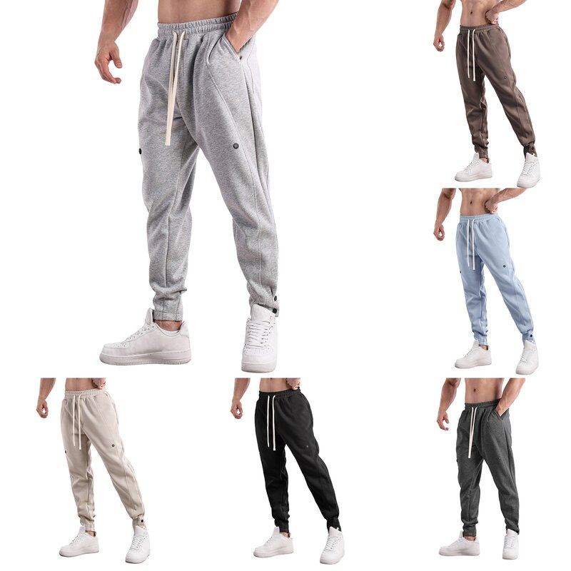 2024 Moda Sznurek Elastyczna talia Męskie spodnie dresowe Casualowe spodnie sportowe Spodnie Streetwear Fitness Siłownia Spodnie do biegania штаны