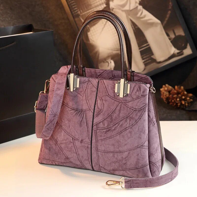 Handbags For Women Fashion  Retro Block Messenger Handbag Versatile Women's Bag 2023 Designer Luxury Crossbodybag
