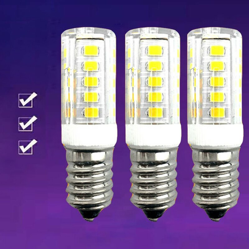 1pc E14 lampadina a LED accessori per l'illuminazione a risparmio energetico per cucina fornello per frigorifero bianco freddo/bianco caldo 220-240V 7W 16mm x 52mm