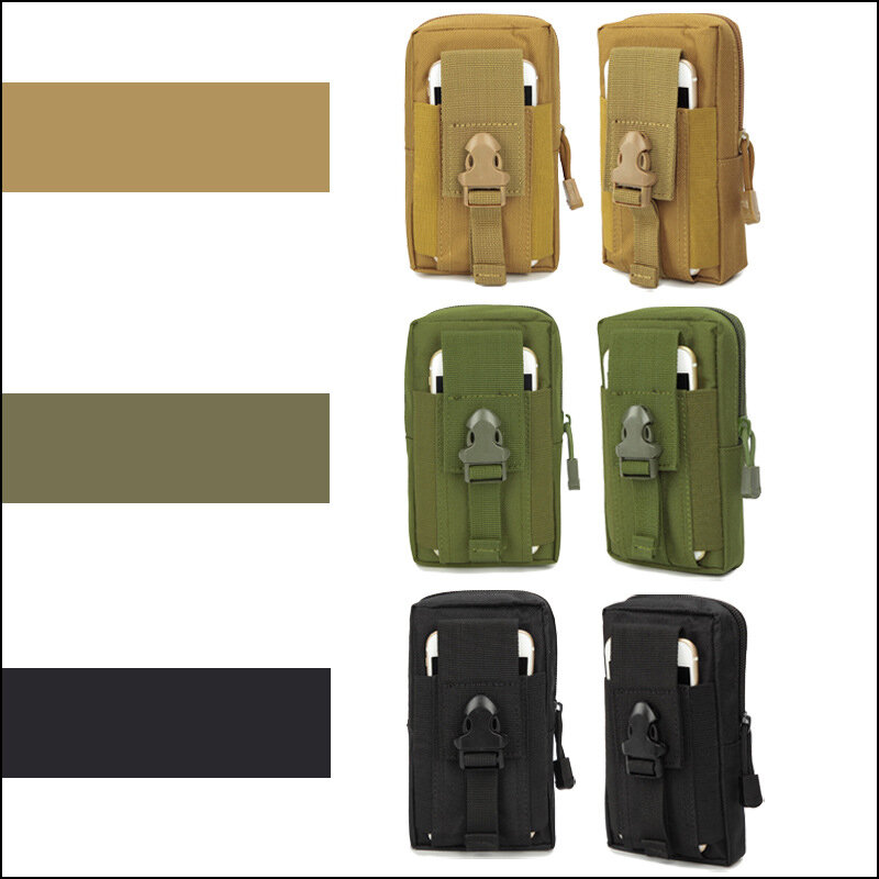 Зеленая тактическая поясная сумка для мужчин, военный поясной кошелек с карманом для телефона, мягкая Сумочка для бега, путешествий, кемпинга