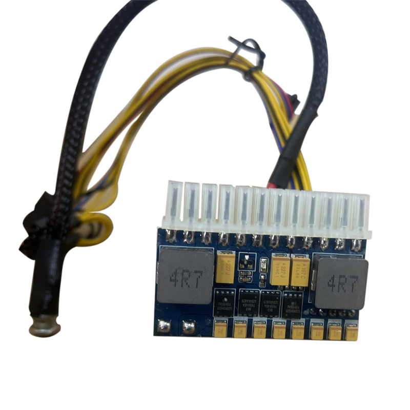 Fuente de alimentación portátil para PC, cc 12V, 250W, 24 Pines, ATX, conectar con placa base, Mini ITX, Pcio, módulo PSU