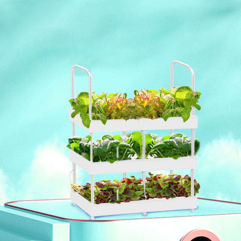 Hydroponics Growing System Vertical Smart Gardening Equipment Vegetable Planting Machines Multi-layer Soilless Aerobic System