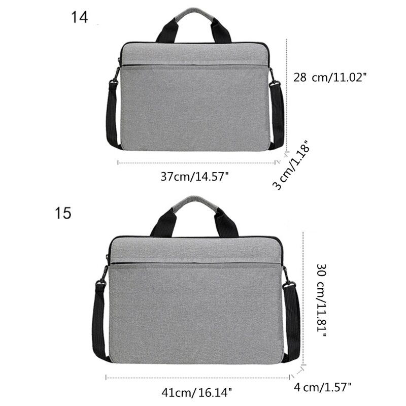 Notebook Sleeve Case Laptop Shoulder Bag Handbag Crossbody Bag for Business Trip