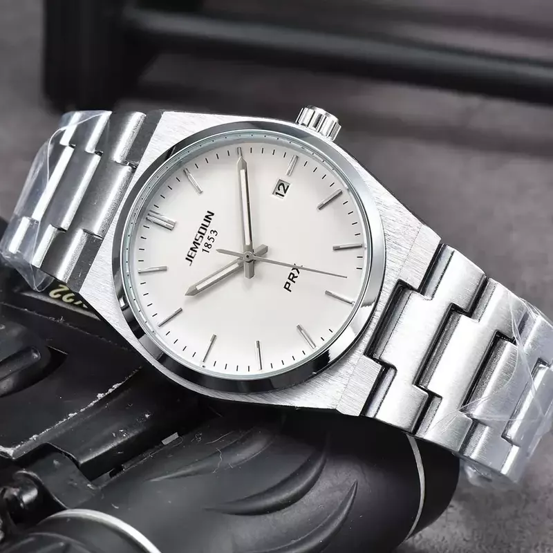Оригинальные Брендовые Часы для мужчин, Классические Автоматические механические часы из нержавеющей стали в деловом стиле, мужские часы AAA