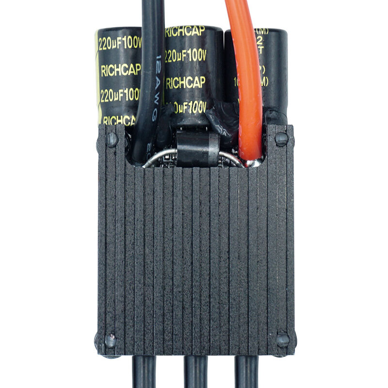 Электрический регулятор скорости для скейтборда Mini FSESC4.20 50A Base on VESC®4,12 с алюминиевым анодированным радиатором 12s ESC