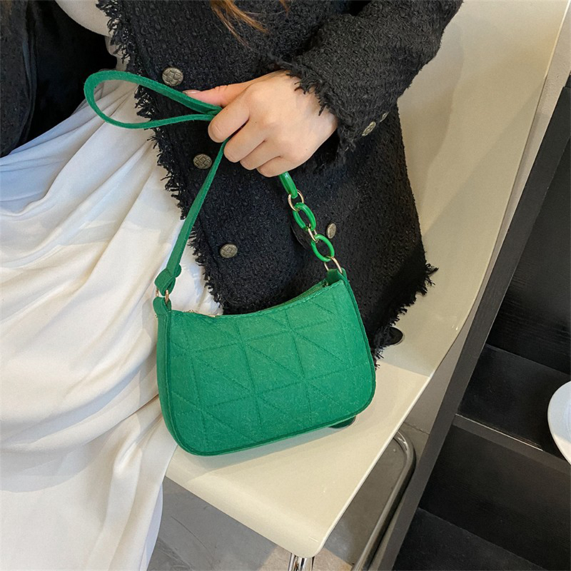 Borsa a tracolla alla moda borse semplici e versatili custodia a tracolla minimalista Casual borsa ascellare Vintage nuova borsa da donna all'ingrosso