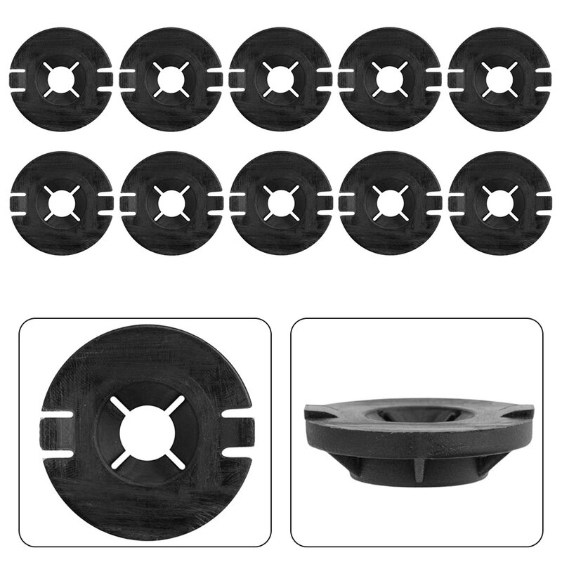 ENGINE COVER WHEEL APRON NUTS 10pcs/set Accessories Clamps FOR TESLA MODEL 3 WHEEL APRON NUTS Clips 1110713-99-C