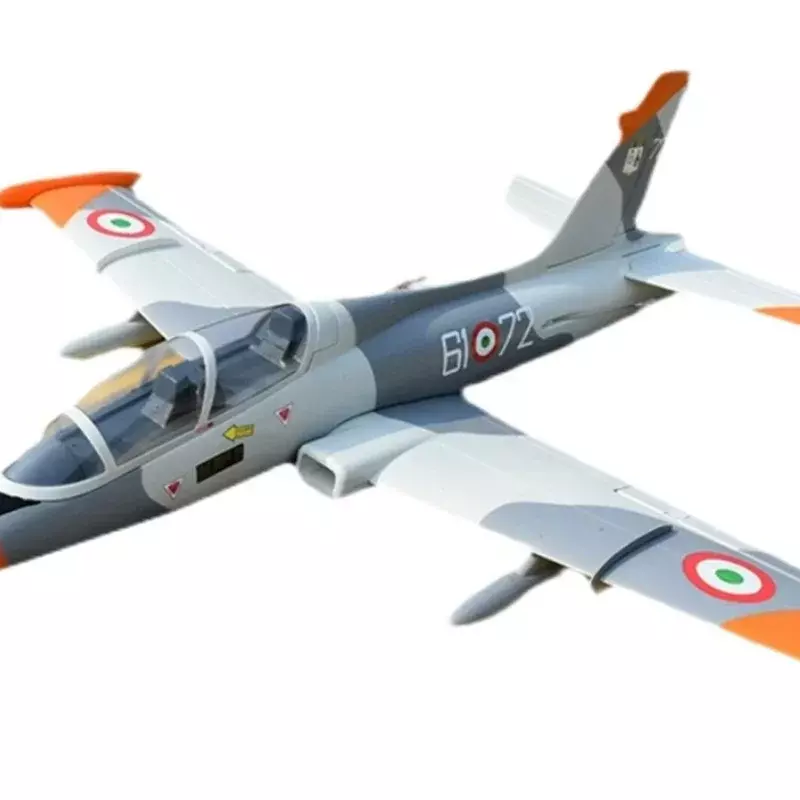 Modelo de Aeronave Remote-Controlled, Mb339, Ducted Fighter, Asa Fixa Elétrica, RC Plane, Toy Gift, 50mm, Novo