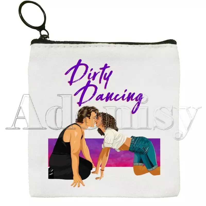 Dirty Dancing Canvas Coin Purse Coin Purse Collection Canvas Bag Small Wallet Zipper Key Bag Hand Gift