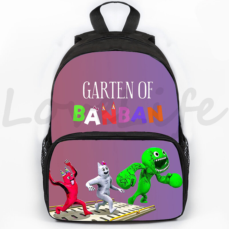 Garten of Banban tas ransel tas sekolah gambar kartun permainan siswa sekolah dasar tas bepergian ransel anak-anak ransel anak laki-laki perempuan