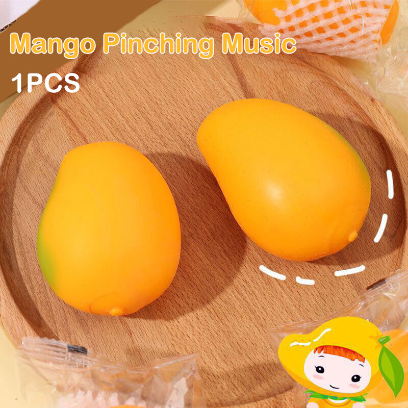 Juguete de descompresión de Mango suave, Bola de ventilación, fruta creativa, juguete de rebote lento, 1 piezas
