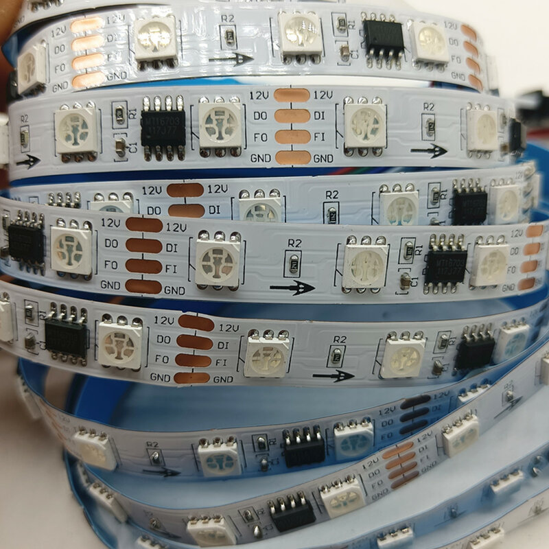 12v60 광 브레이크 포인트 연속 전송 저전압 프로그래밍 가능한 호텔 ktv가있는 16703 매직 컬러 라이트 LED 조명