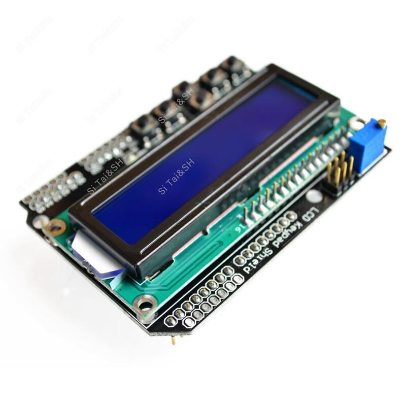 Protetor do teclado do LCD para o pi de framboesa, tela azul, exposição do módulo, LCD1602, ATMEGA328, ATMEGA2560, UNO