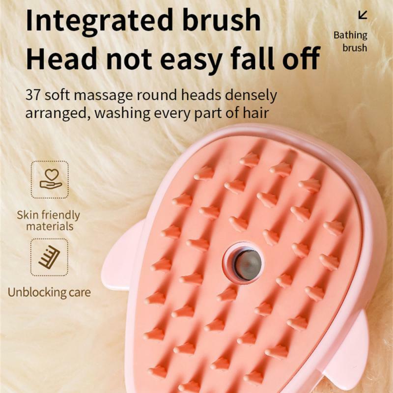 Dog Hair Brush Easy To Use One Click Spray Smooth Hair Combing Cat Cat Pet Grooming Pet Spray Comb Convenient And Durable