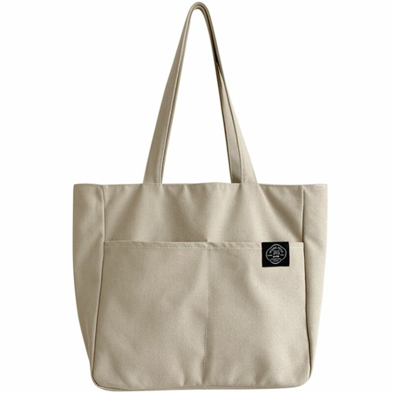 Leve Eco Bag para estudantes, Bolsa de lona para almoço, Tote de ombro para mulheres, Funcionário de escritório