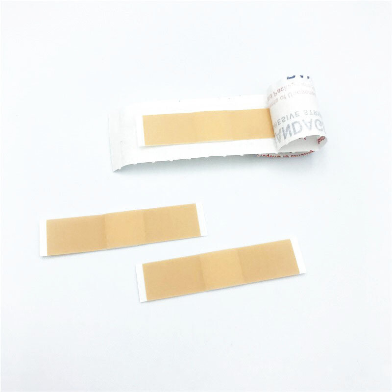 Mini band-aid para crianças, emplastros para primeiros socorros, fita adesiva para bandagens, letras inglesas, adesivo para pele para crianças, 4x1cm, 50 peças por conjunto